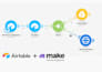 build custom airtable database CRM automation and softr webapp zapier make com